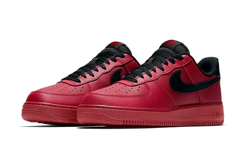Nike Air Force 1 Low "Redwood" Swoosh Burgundy Black Spring Summer 2017