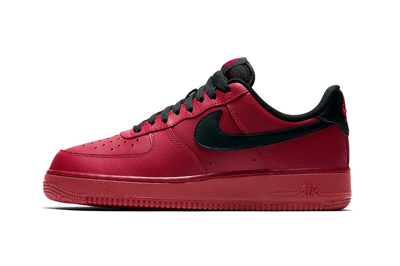 Nike Air Force 1 Low "Redwood" Swoosh Burgundy Black Spring Summer 2017