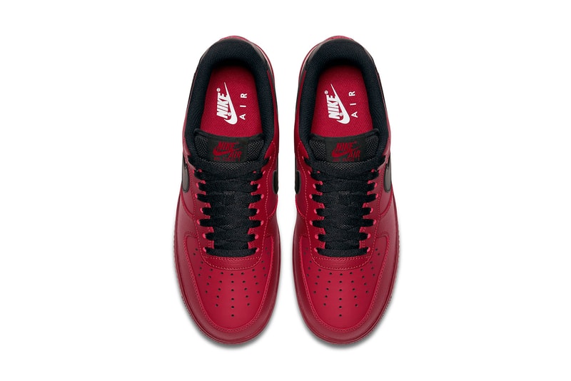 Nike Air Force 1 Low "Redwood" Swoosh Burgundy Black Spring Summer 2017