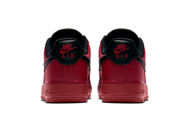 Nike Air Force 1 Low "Redwood" Swoosh Burgundy Black Spring Summer 2017