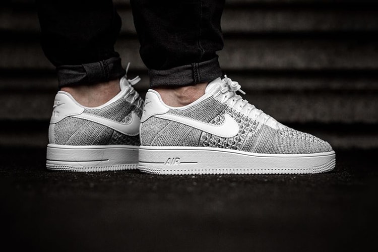 Nike Air Force 1 Ultra Flyknit Low Takes on A “Cool Grey” Makeover for Spring