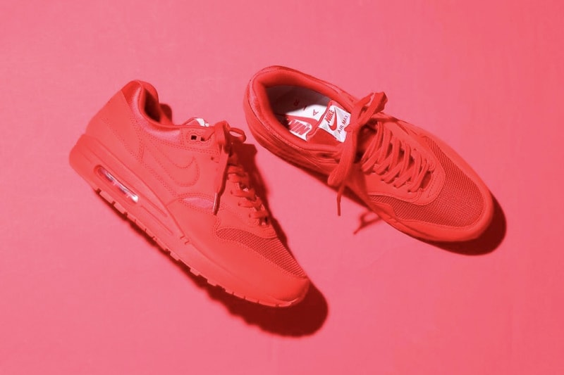 Nike Air Max 1 Premium Tonal Pack atmos Triple Red Triple Blue