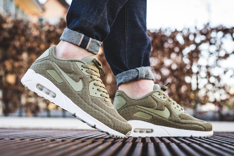 Nike Air Max 90 Ultra Breeze Yellow and Olive