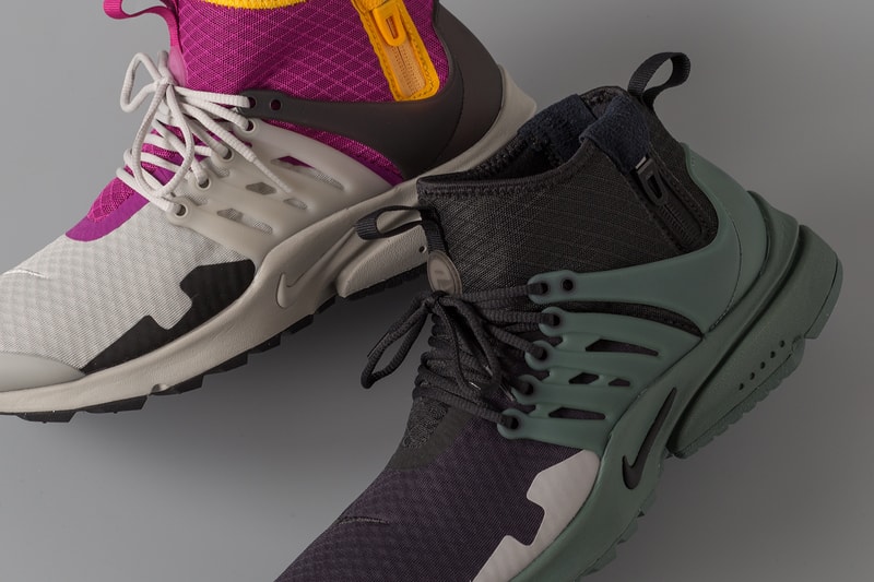 Nike Air Presto Mid SP ACRONYM Purple Grey Black Green