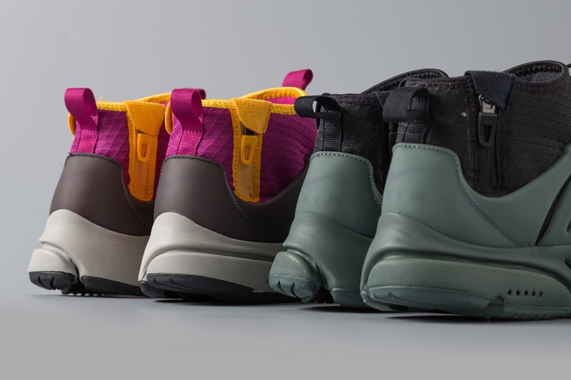Nike Air Presto Mid SP ACRONYM Purple Grey Black Green