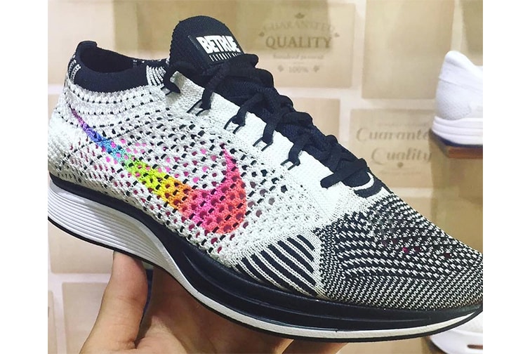 Nike's "Be True" Flyknit Racer Celebrates LGBT Runners Sneakers Black White Gay Lesbian Bi-Sexual Transgender