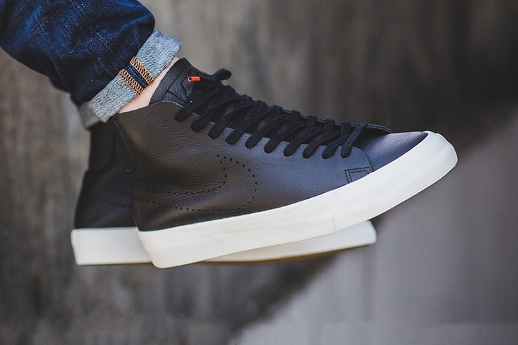 Nike’s Blazer Studio Mid Surfaces in a Clean Black Colorway