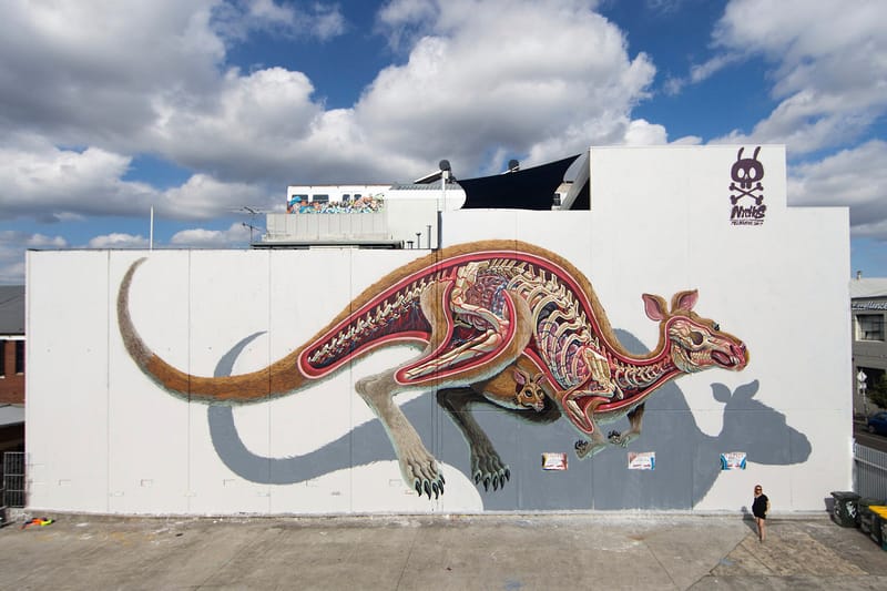 NYCHOS Unveils New Anatomically Correct Bisected Animal Murals