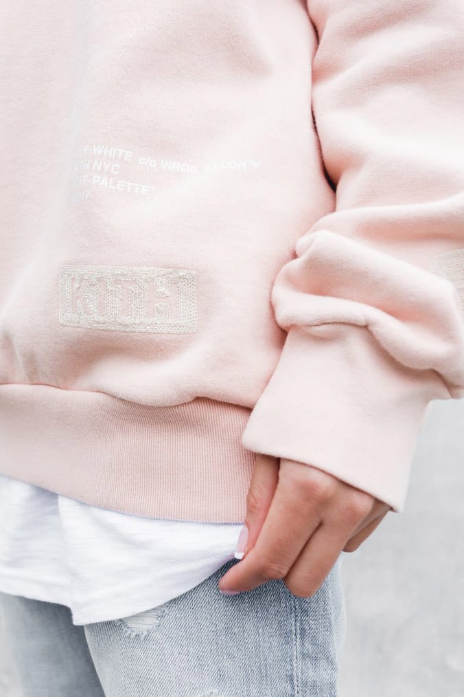 kith off white hoodie