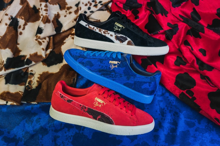 Packer Shoes Joins PUMA for Their Vibrant Clyde "Cow Suits" Pack