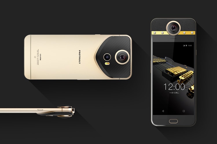 Protruly Releases a 360-Degree Camera Phone With Diamond and Gold Accents