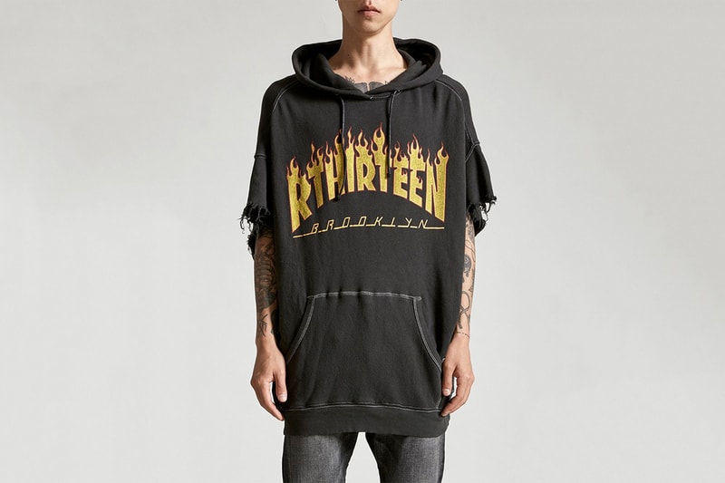 R13 Rip off Thrasher Flame Logo