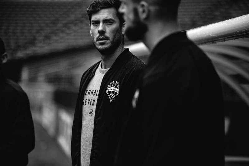 Reigning Champ MLS 2017 Spring/Summer Collection Major League Soccer Brad Evans Lookbooks Seattle Sounder FC
