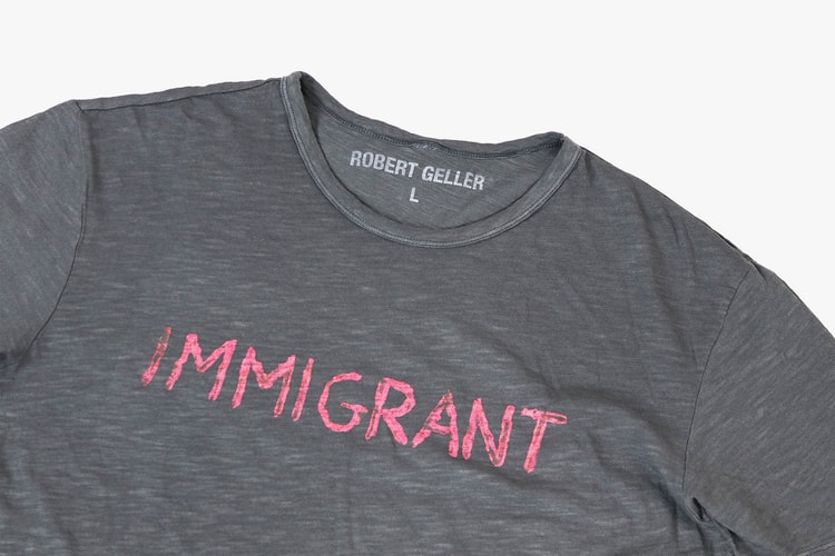 Robert Geller Teams up With Grailed to Launch the IMMIGRANT T-Shirt