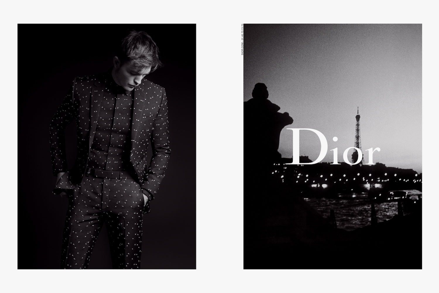 Robert Pattinson Dior Homme Karl Lagerfield Dior Campaign