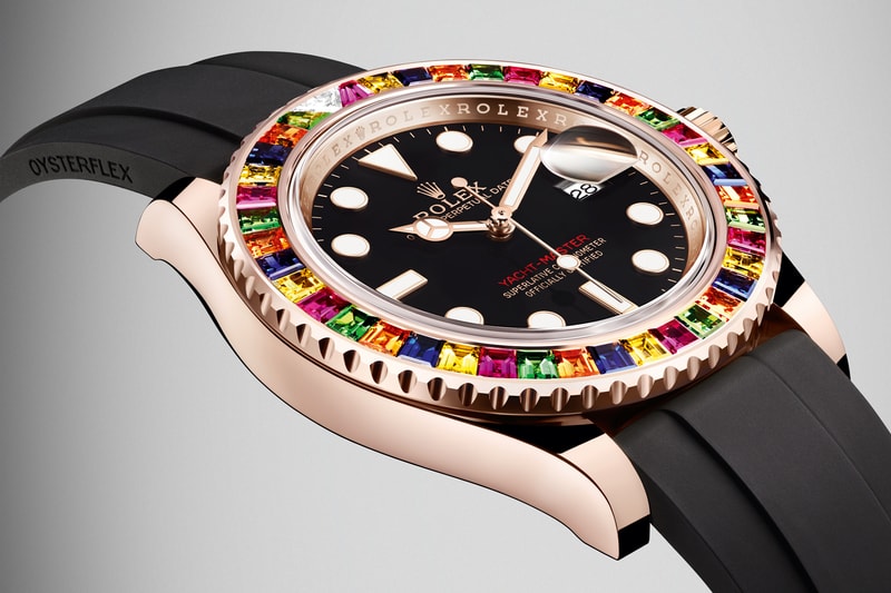 Rolex Yacht-Master 40 Multicolor Gem Set Bezel Sapphire Tsavorite Diamond