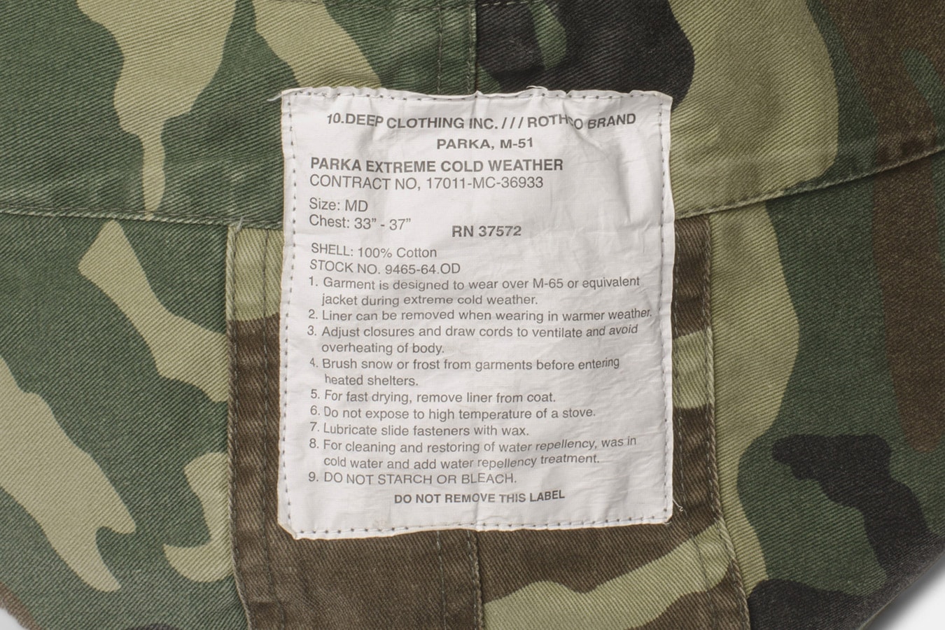 Rothco 10 DEEP Military Jacket