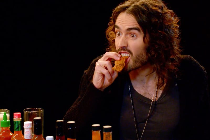 Watch Russell Brand Get Spicy During Guest Slot on 'Hot Ones'