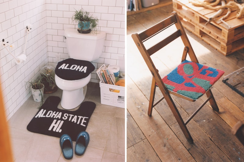 SECOND LAB. 2017 Spring/Summer Collection Lookbook Pillows Blankets Slippers Mats Getaway home Beach House Mark Gonzales