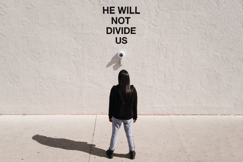 Shia LaBeouf 'HE WILL NOT DIVIDE US' Relocation Liverpool