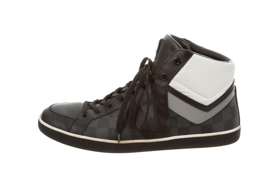 Louis Vuitton, Shoes, Louis Vuitton Damier Hero High Graphite High Top  Sneakers