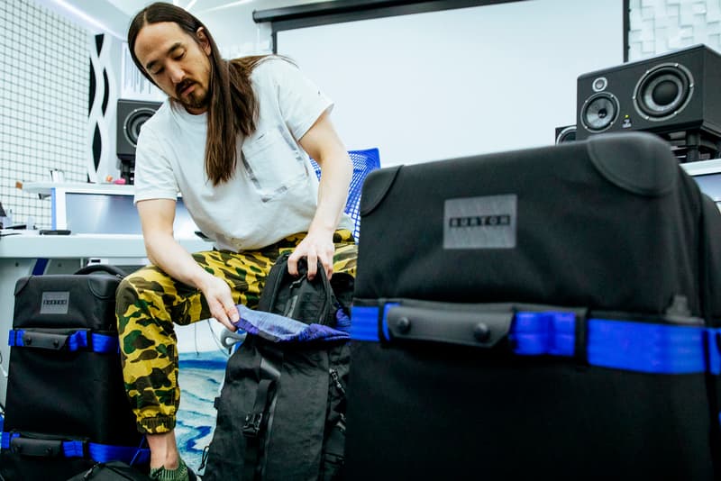 Steve Aoki Burton Bags Collection 2017 Luggage Suitcases EDM