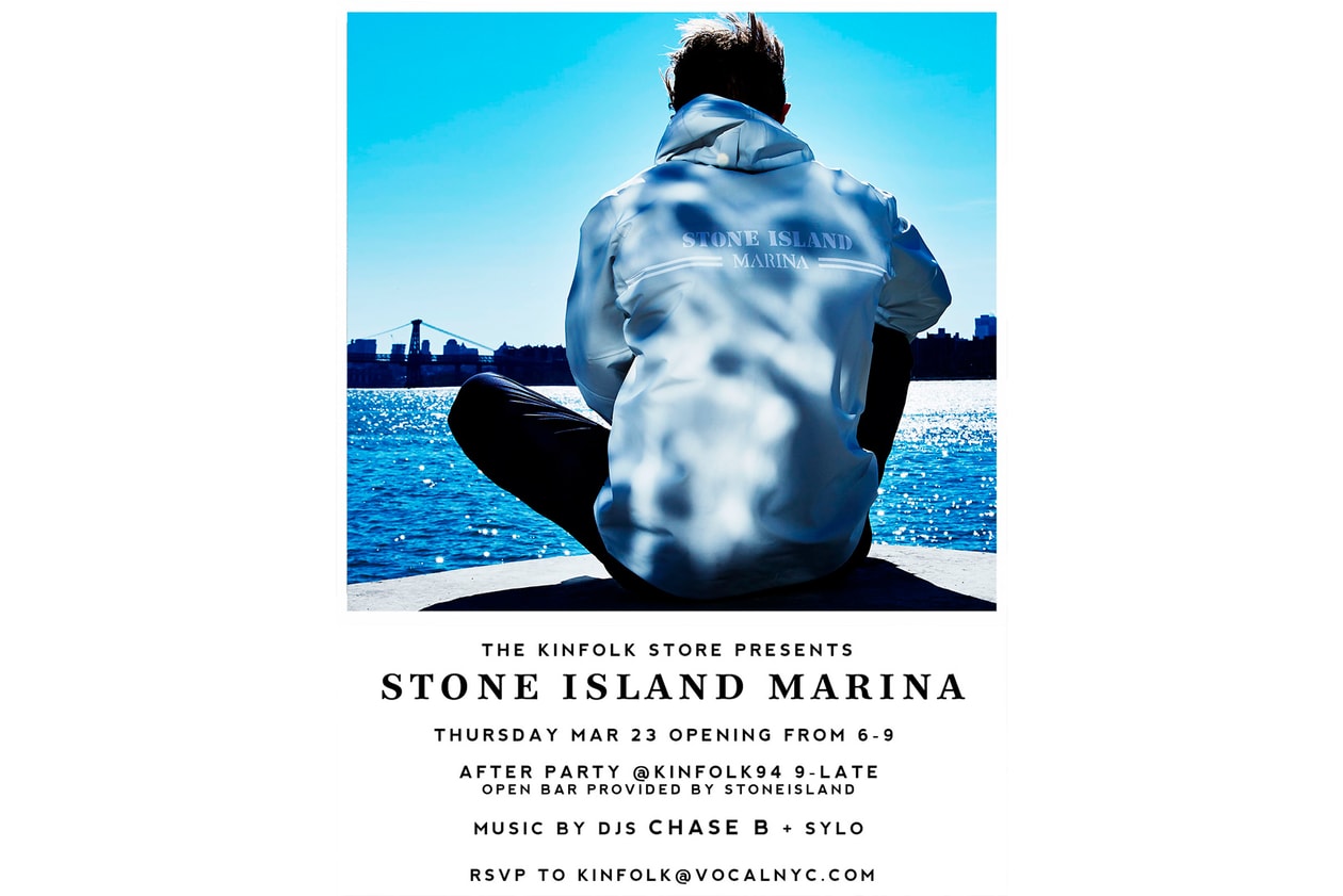 Stone Island Marina Kinfolk Pop Up New York City