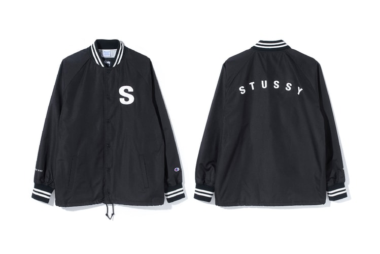 Stüssy & Champion Drop a Varsity-Inspired Coach Jacket for 2017 Spring/Summer