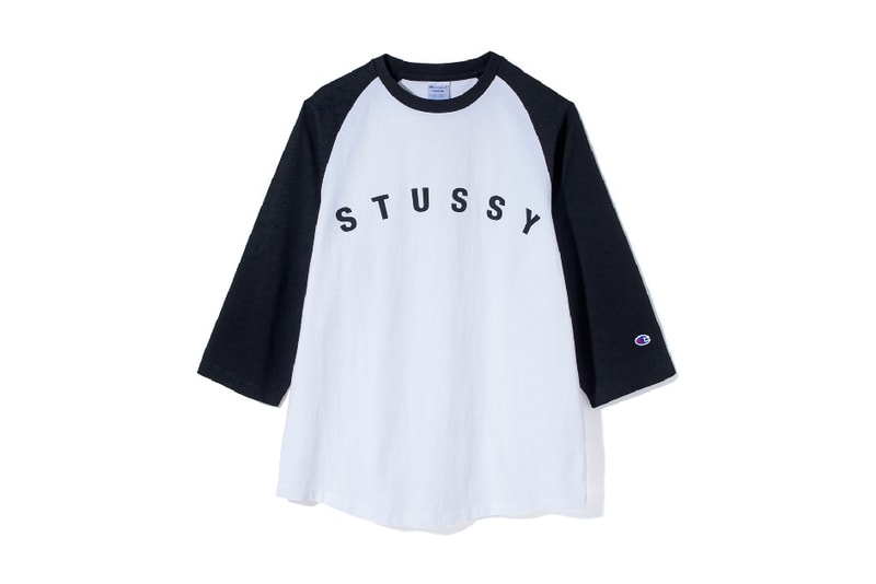 Stussy Champion 2017 Spring Summer Coach Jacket Raglan T Shirt