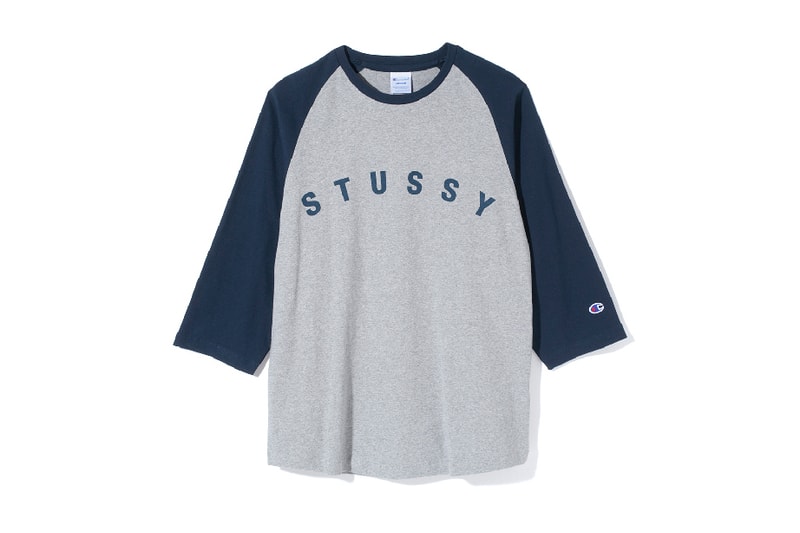 Stussy Champion 2017 Spring Summer Coach Jacket Raglan T Shirt