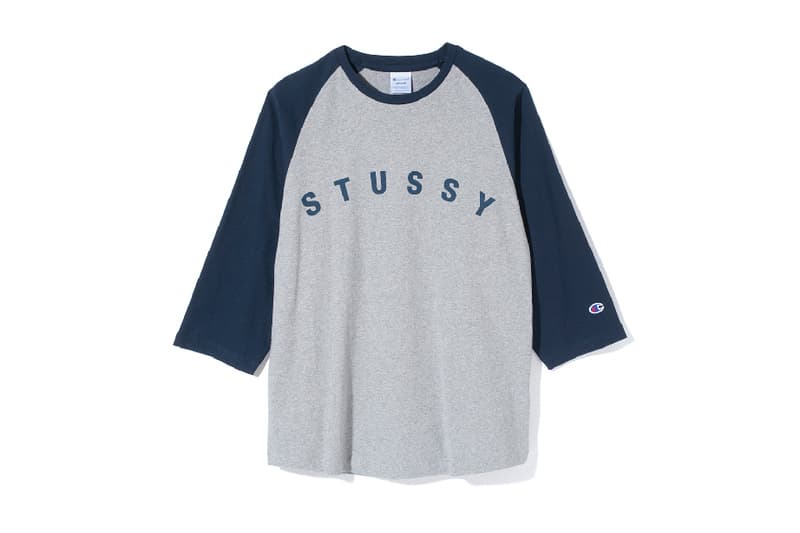 Stussy Champion 2017 Spring Summer Coach Jacket Raglan T Shirt