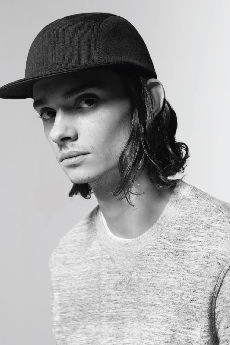 Sunspel Larose Vintage Wool 5 Panel Hat