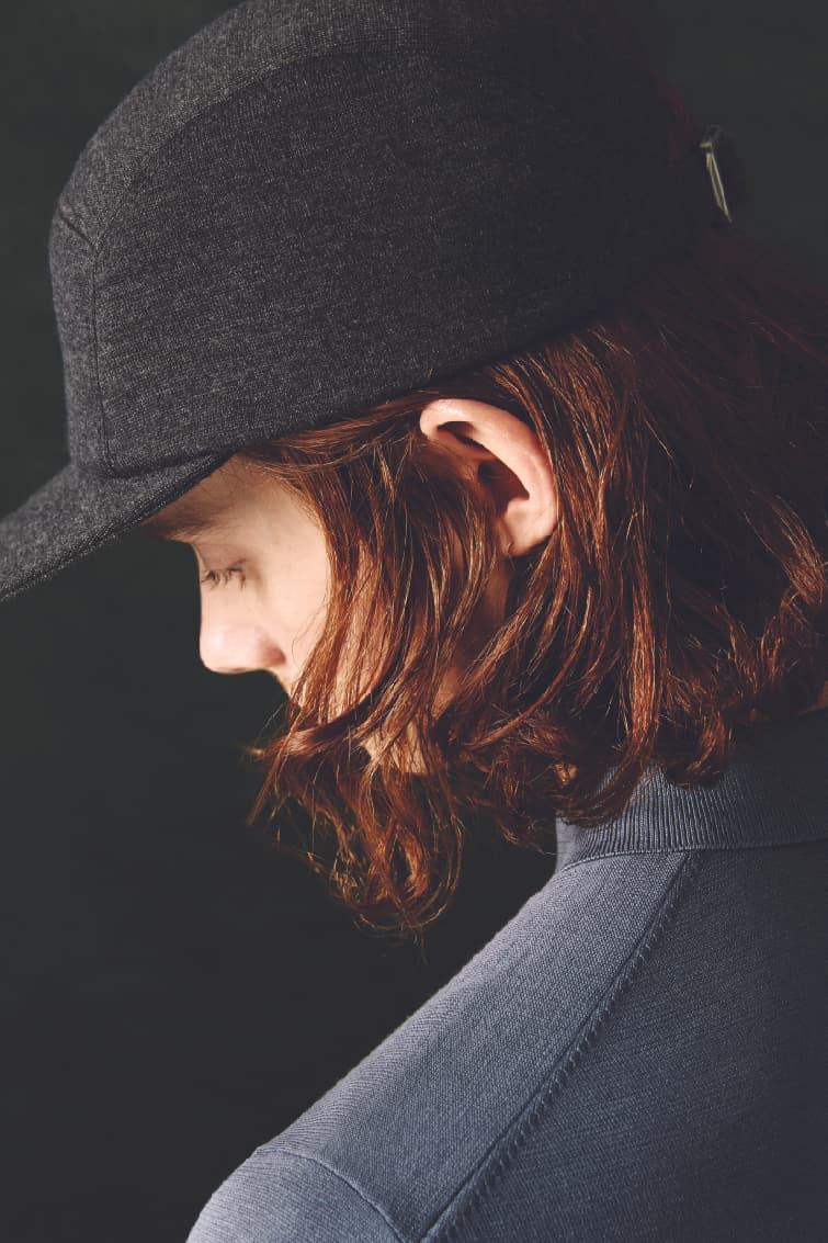 Sunspel Larose Vintage Wool 5 Panel Hat