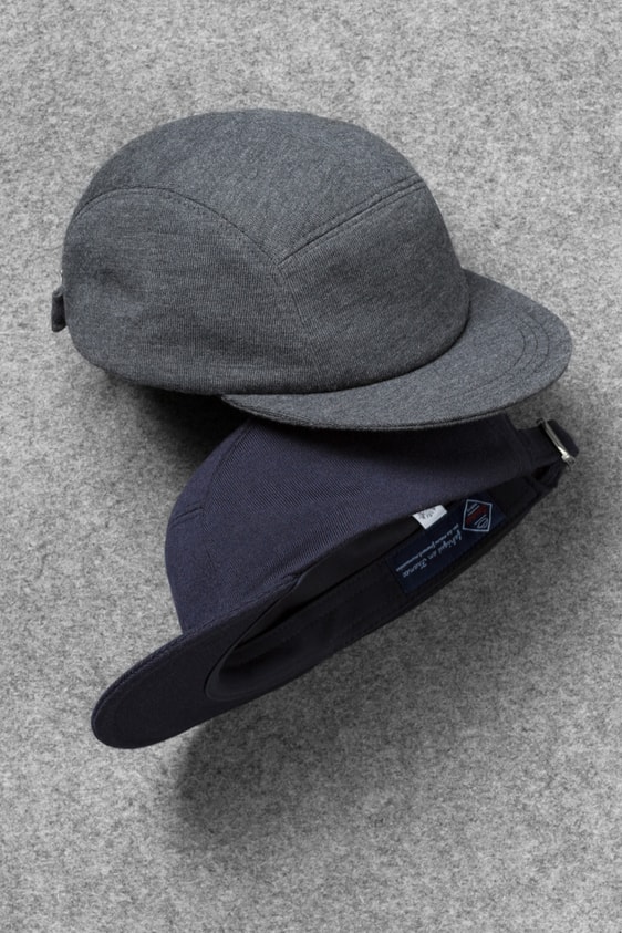 Sunspel Larose Vintage Wool 5 Panel Hat