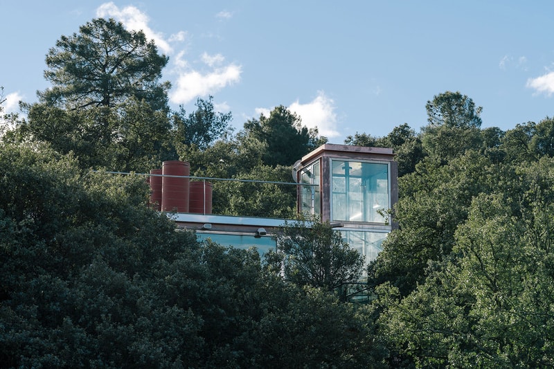 The Hidden Pavilion Glass House Madrid Penelas Architect Studios