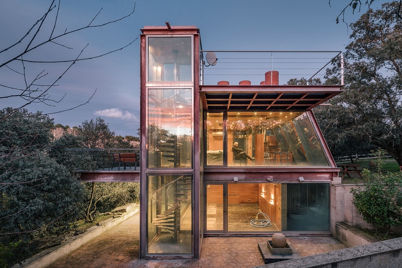 The Hidden Pavilion Glass House Madrid Penelas Architect Studios