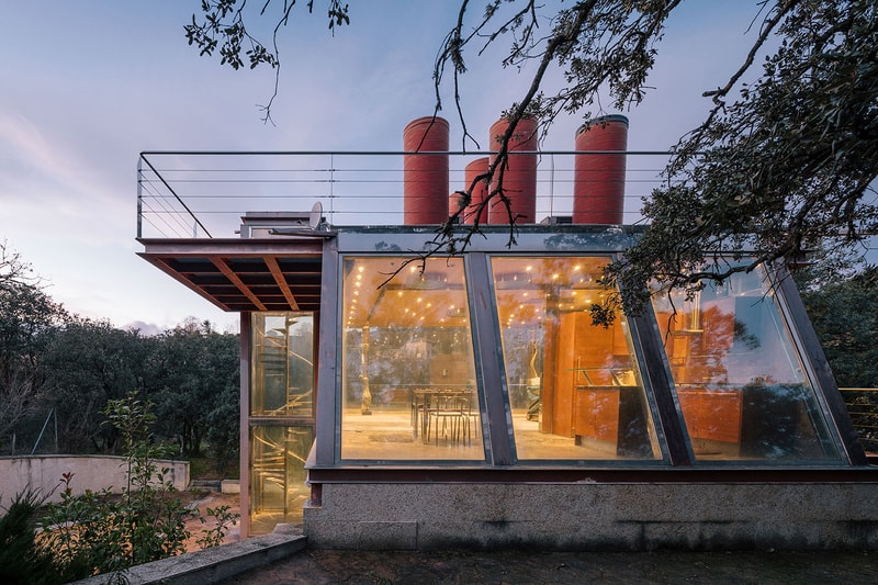 The Hidden Pavilion Glass House Madrid Penelas Architect Studios