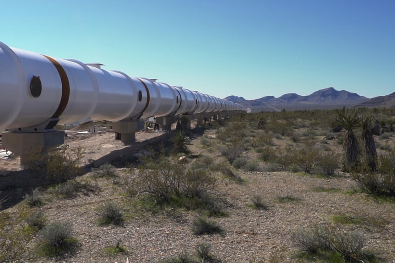 Hyperloop One Test Track Nears Completion Elon Musk Nevada