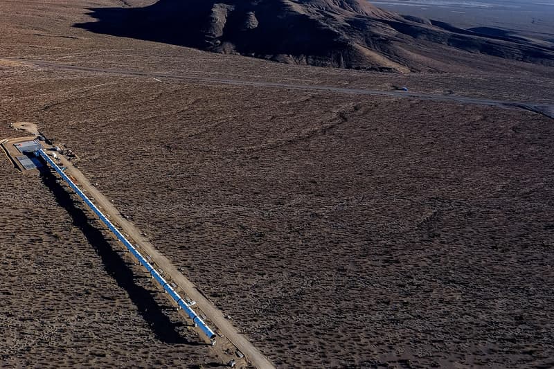 Hyperloop One Test Track Nears Completion Elon Musk Nevada