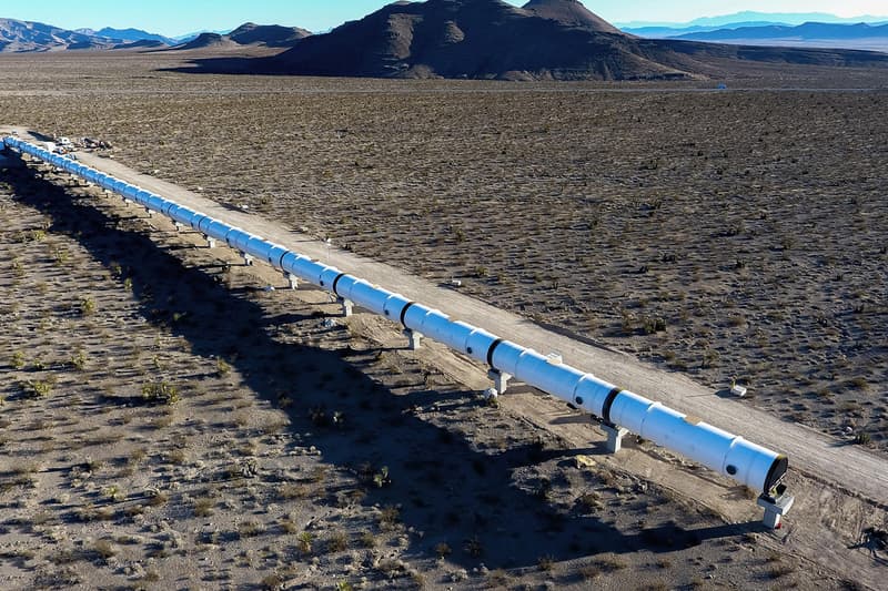 Hyperloop One Test Track Nears Completion Elon Musk Nevada