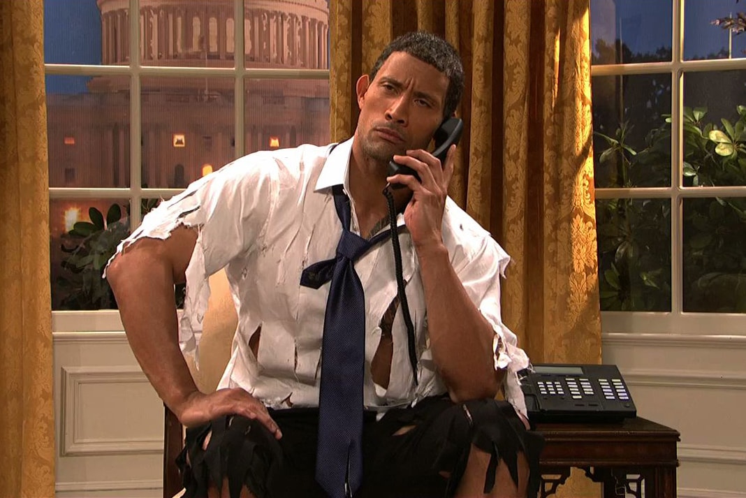 Dwayne Johnson The Rock Obama Saturday Night Live