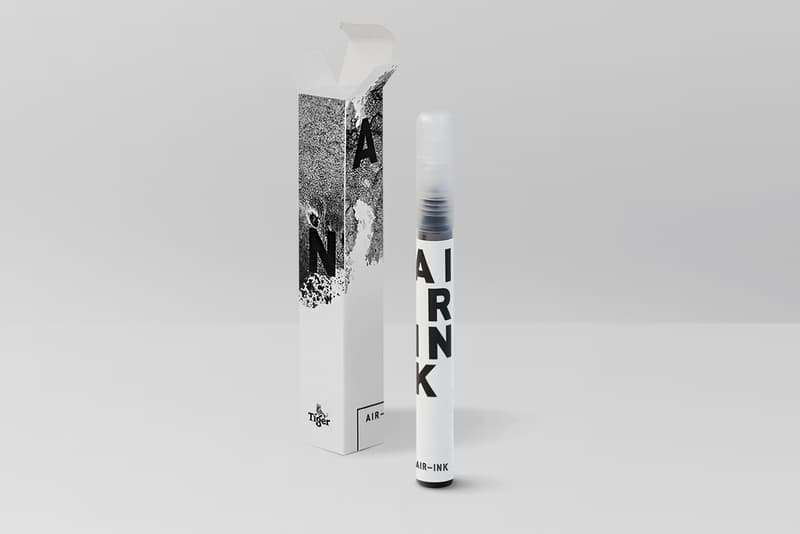 Tiger Beer Present Air-Ink Pollution Pen Art