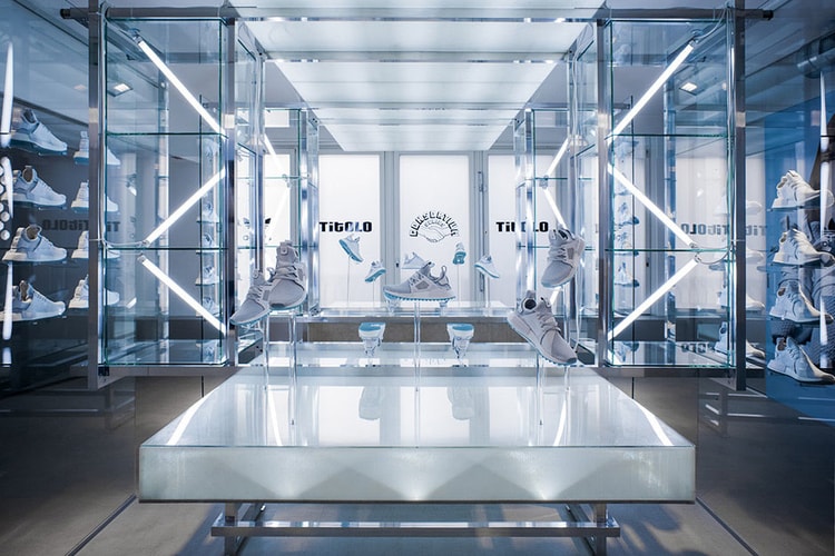 Take a Look Inside the Titolo x adidas NMD XR1 Trail "Celestial" Pop-Up in Zurich