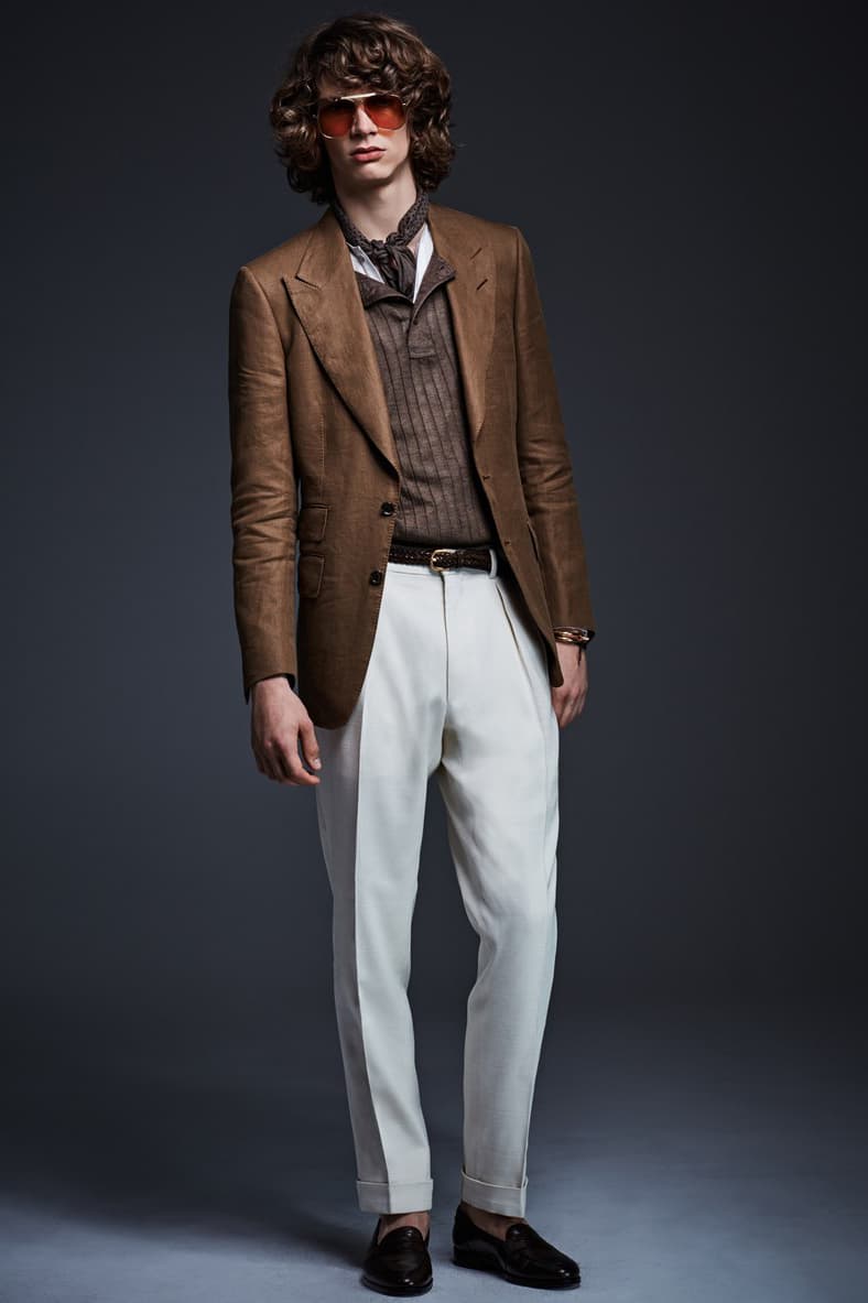 Tom Ford 2017 Spring/Summer Collection lookbook suits slim fit pants jackets