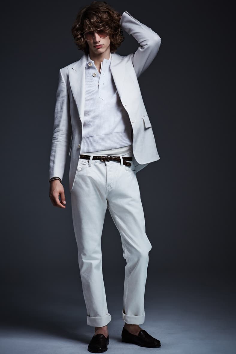 Tom Ford 2017 Spring/Summer Collection lookbook suits slim fit pants jackets