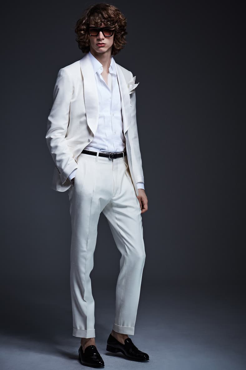 Tom Ford 2017 Spring/Summer Collection lookbook suits slim fit pants jackets