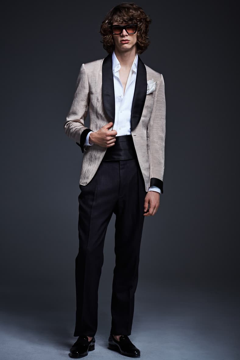 Tom Ford 2017 Spring/Summer Collection lookbook suits slim fit pants jackets