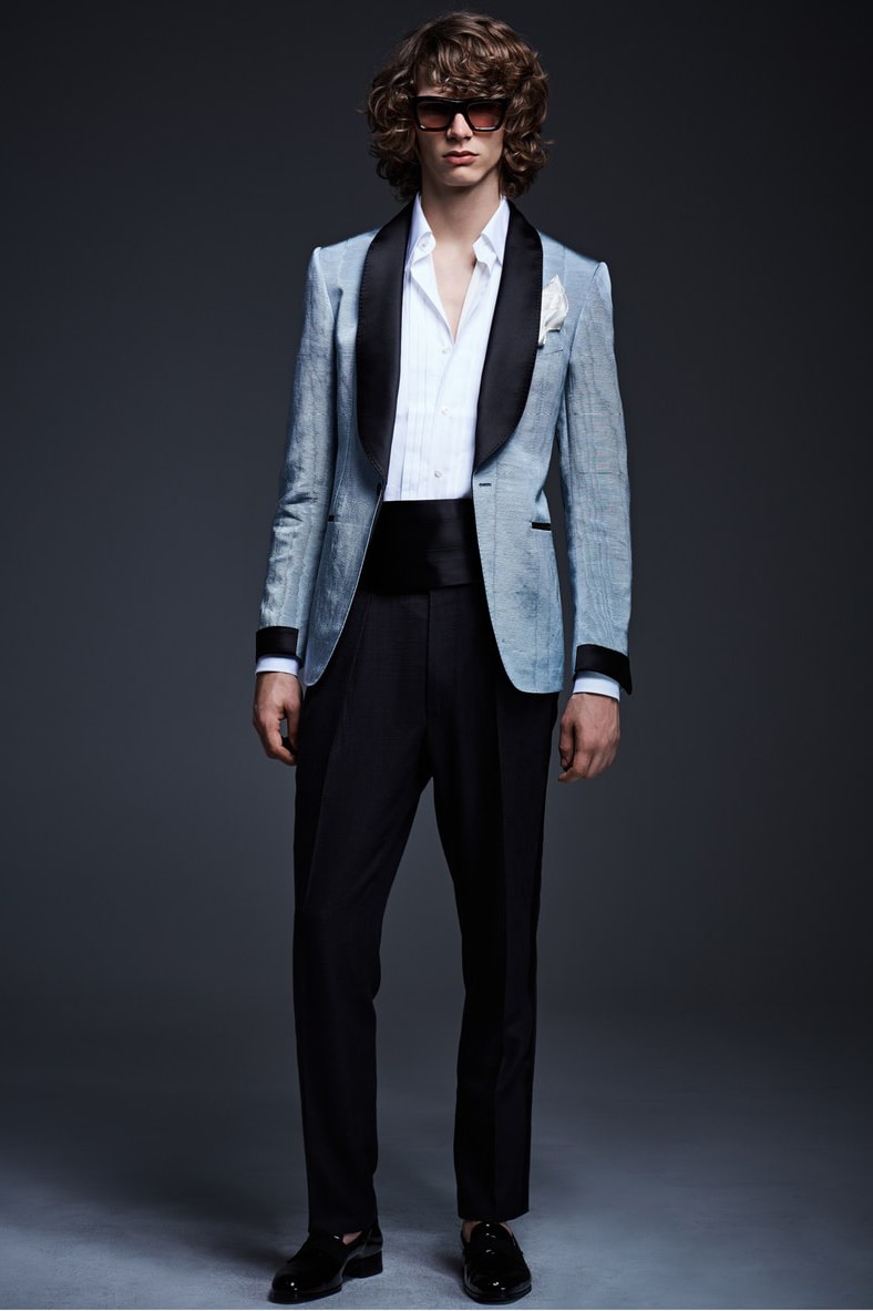Tom Ford 2017 Spring/Summer Collection lookbook suits slim fit pants jackets
