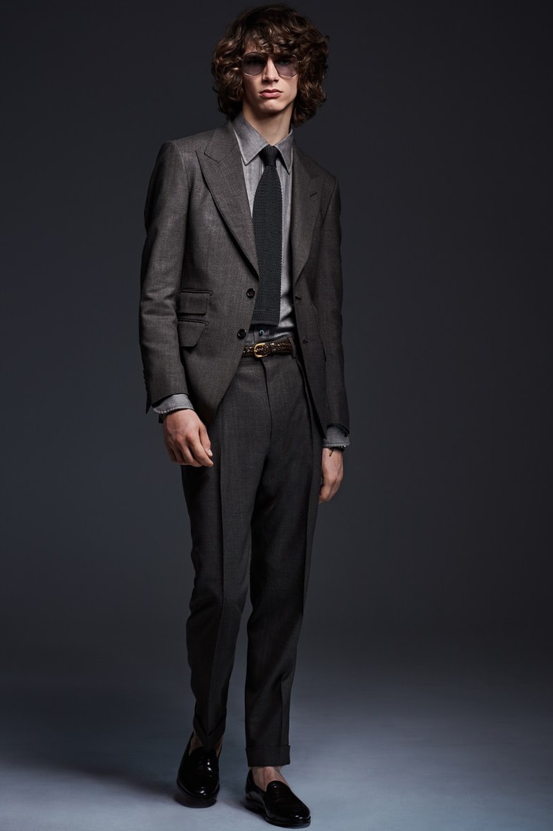 Tom Ford 2017 Spring/Summer Collection lookbook suits slim fit pants jackets