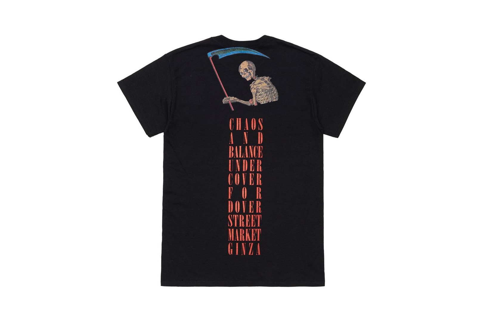 UNDERCOVER Dover Street Market Ginza 5th Anniversary Chaos and Balance Reaper T-Shirt Back